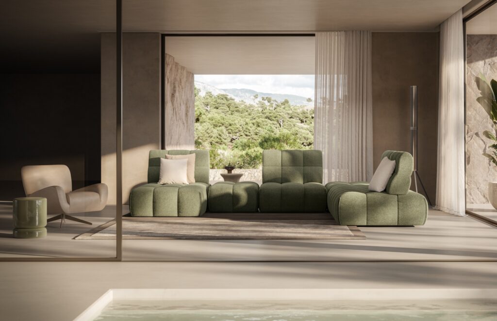 Divano solium collezione Atelier