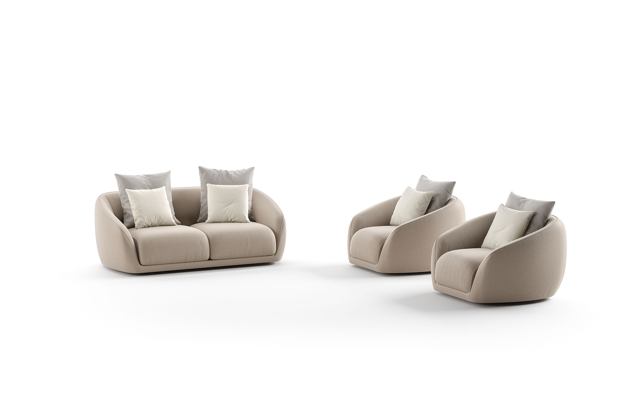 Divano sirio collezione Atelier